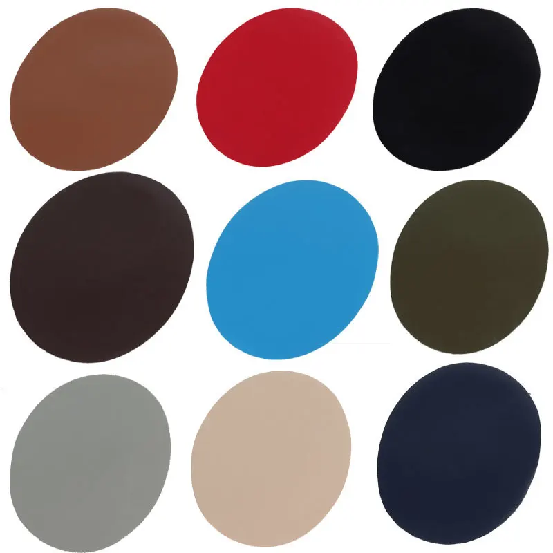 Round Leather Self-Adhesive Patches 13.5 x 11 cm 3 Round Leather Self-Adhesive Patches 13.5 x 11 cm - Image 3