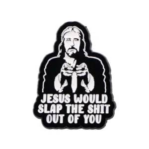Cartoon Jesus Badge - Vibrant Alloy Pin 10 S776474f73708481b998a0b916f467c49J