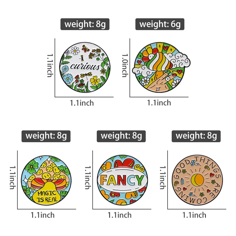 Rainbow Enamel Brooch for Women and Kids 6 Rainbow Enamel Brooch for Women and Kids - Image 6