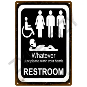 Vintage WC Toilet Metal Sign Poster 20x30cm 13 S77c87cefad0749cf97e8dbe77d75b655X