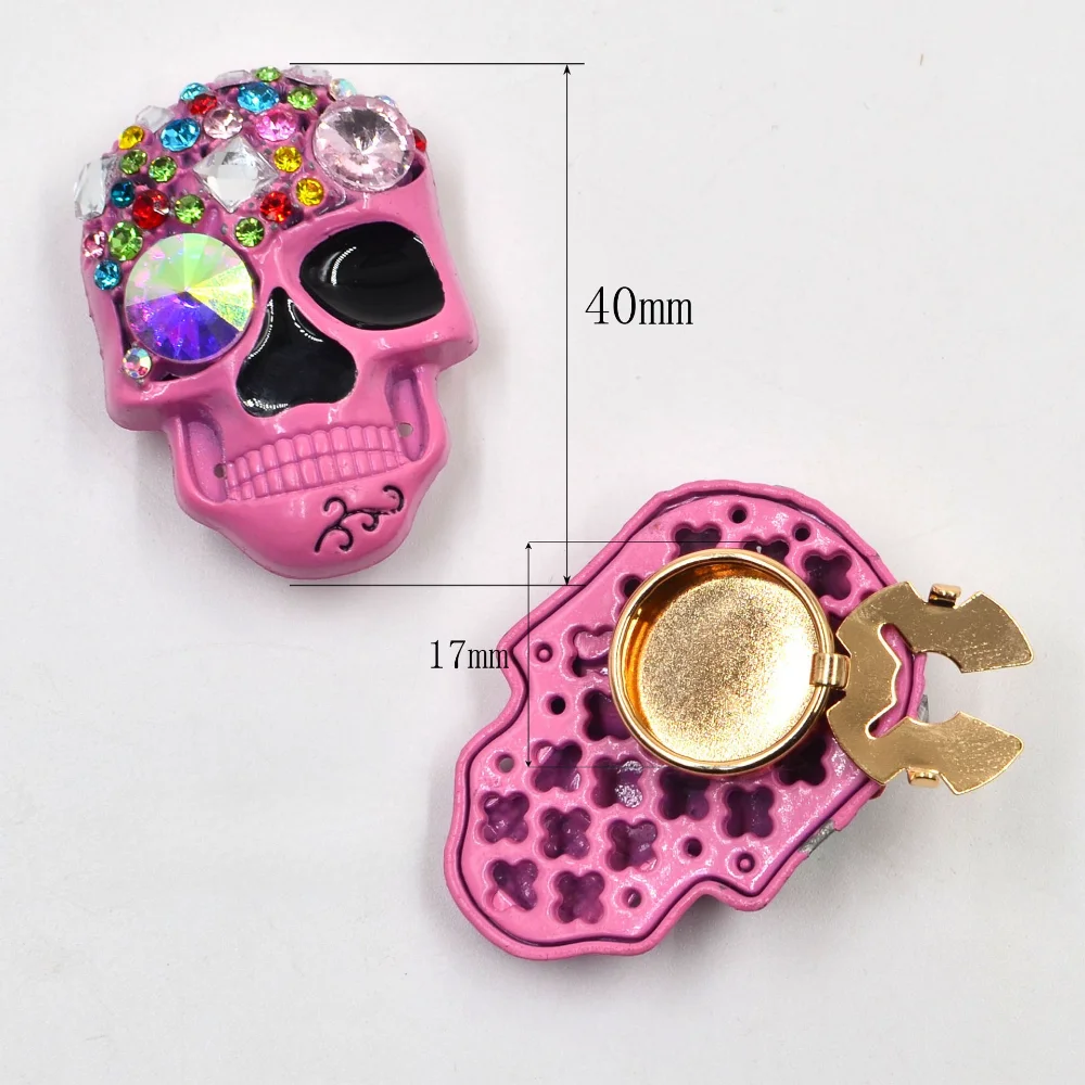 Pink Skull Brooch for Fashionstatement 2 Pink Skull Brooch for Fashionstatement - Image 2
