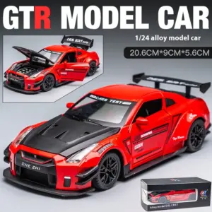 1:24 GT-R Alloy Racing Car Model 15 S7805c4ca1e534310ac9585c9ca57cc77r