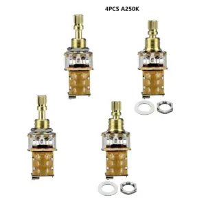 Durable Push-Push Guitar Potentiometers Set 18 S780c82ddb55a4c139f0830878c437981z