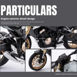 Detailed 1:12 Scale Motorcycle Models Honda CB650 & Suzuki Hayabusa 11 S7825b04fa0ef42b4b97d8a375e88a2bej