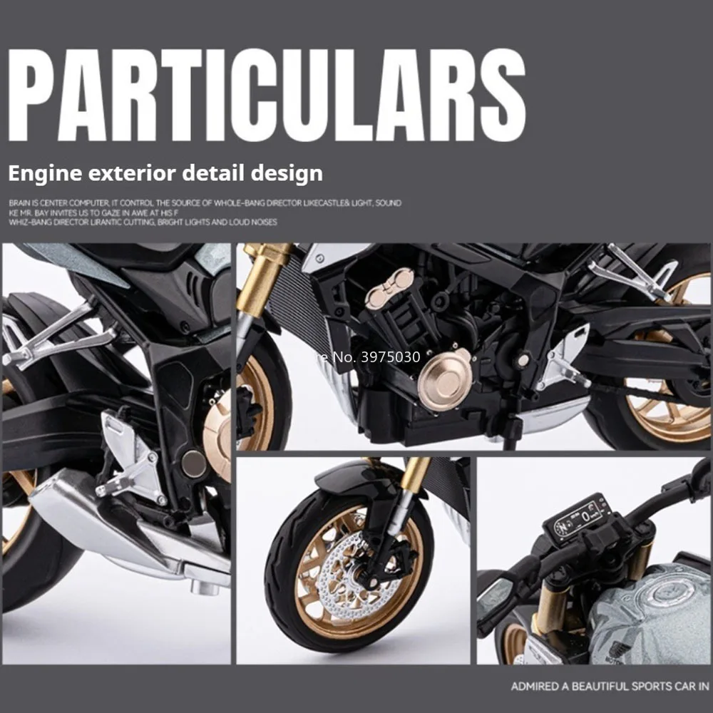 Detailed 1:12 Scale Motorcycle Models Honda CB650 & Suzuki Hayabusa 2 Detailed 1:12 Scale Motorcycle Models Honda CB650 & Suzuki Hayabusa - Image 2