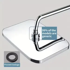 12-Inch Rectangular Rainfall Shower Head in Chrome 13 S783c8375bb9c4eee9a2e12d359207687e