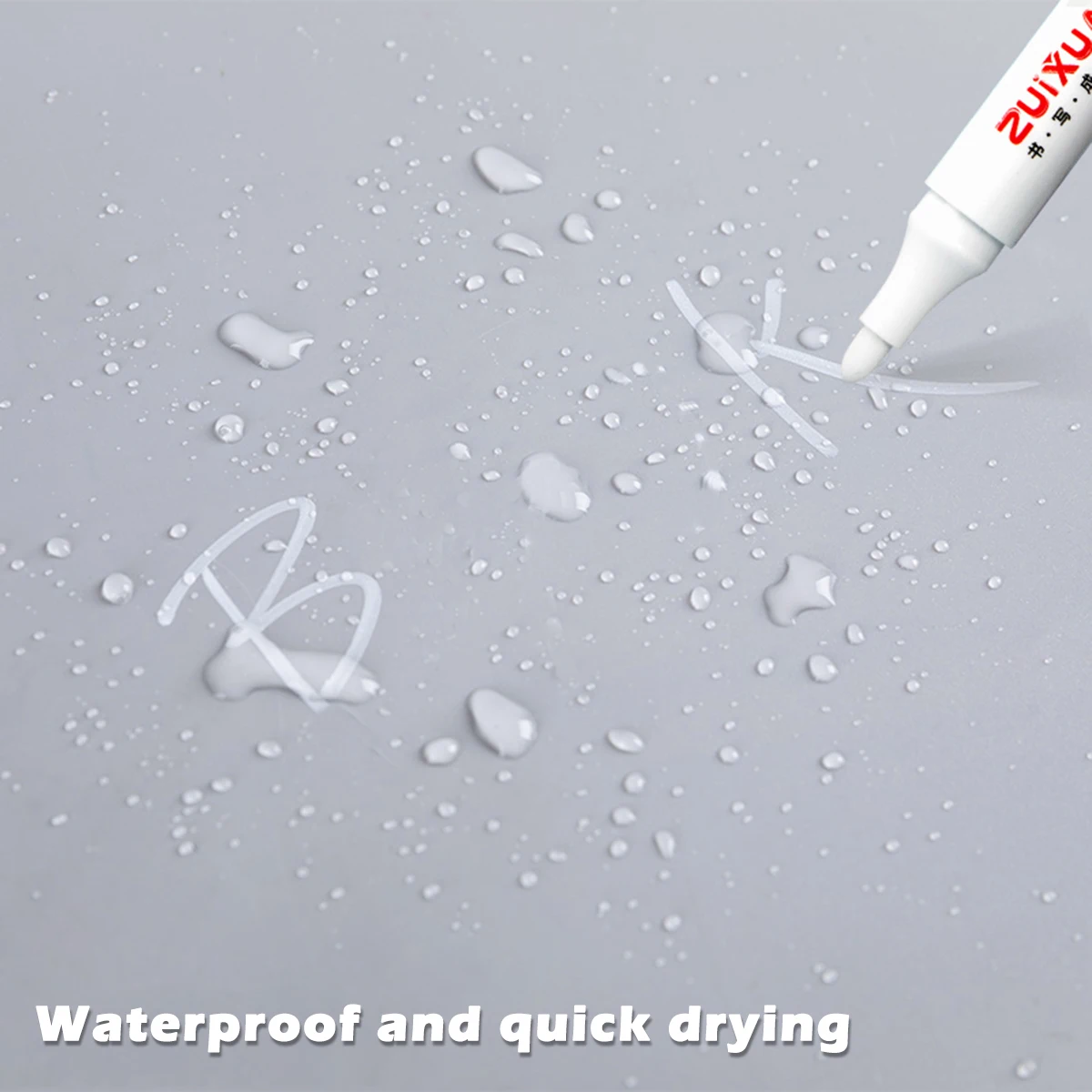 White Waterproof Oil-Based Gel Marker Set 3 White Waterproof Oil-Based Gel Marker Set - Image 3