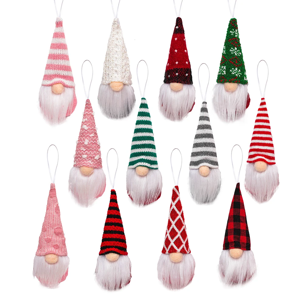 Festive Faceless Gnome Ornaments Set of 3 2 Festive Faceless Gnome Ornaments Set of 3 - Image 2