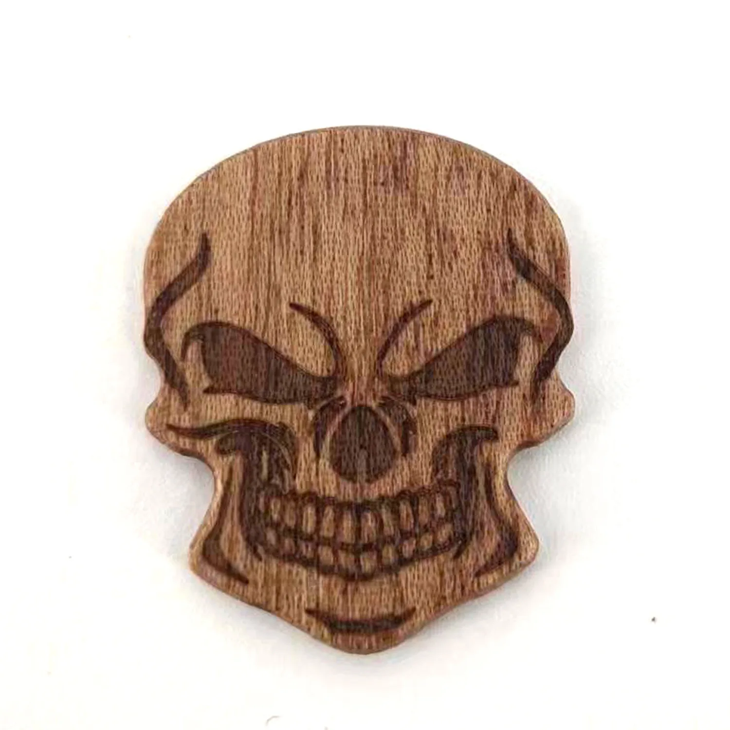 Handcrafted Wooden Guitar Pick with Alien & Skull Designs 7 Handcrafted Wooden Guitar Pick with Alien & Skull Designs - Image 7