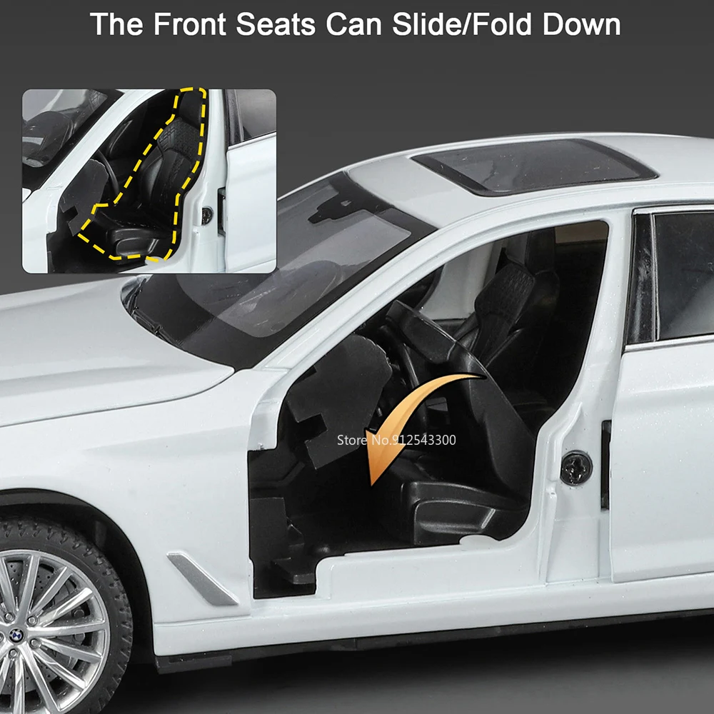 1:24 Scale Diecast BMW 530Li Model 4 1:24 Scale Diecast BMW 530Li Model - Image 4