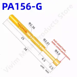 Gold Spring Test Probes Set 34mm for PCB Diagnostics 7 S78df431300aa4eb382a77a4bd5595ca5j