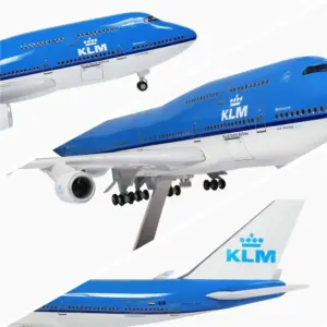 KLM Boeing 747 Model Airplane 1/157 Scale 10 S790eeac51beb4917a01b45351ad6b573e