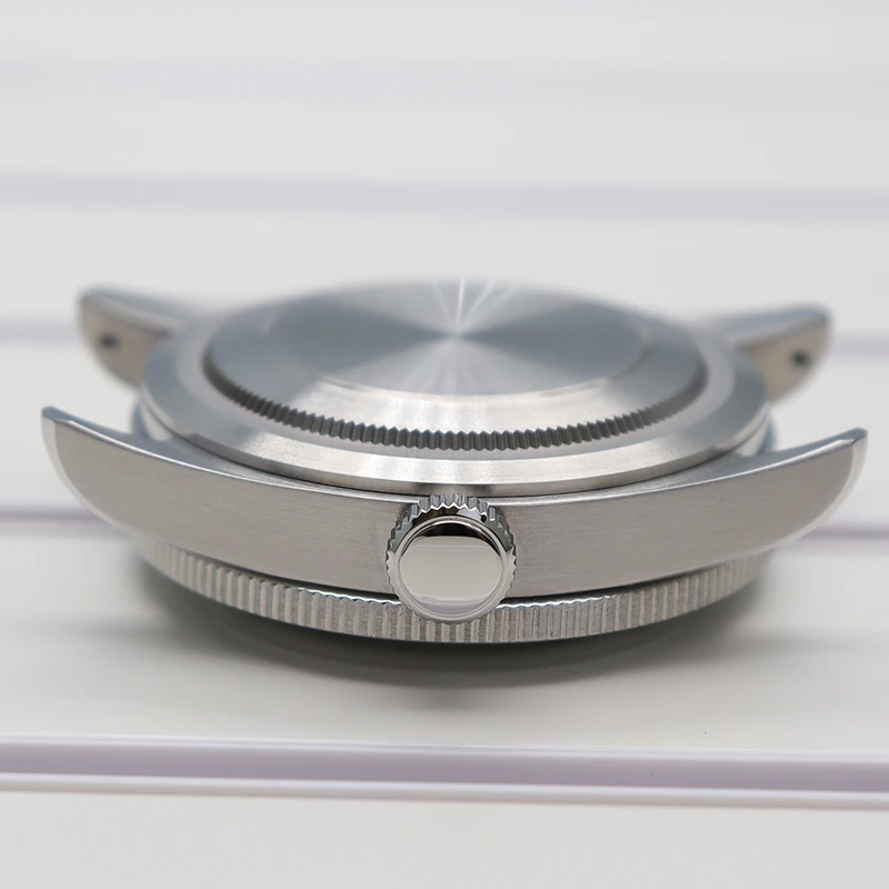 39mm Silver Diver's Watch Case for NH Movements 5 39mm Silver Diver's Watch Case for NH Movements - Image 5