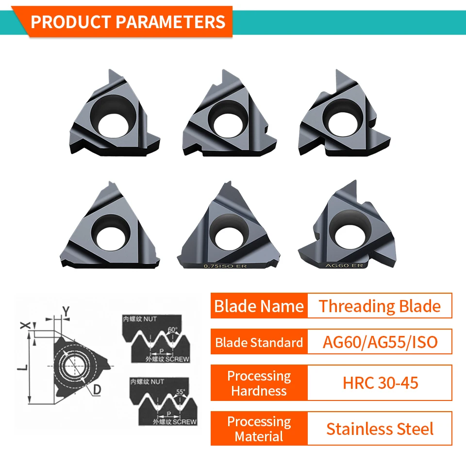 Premium CNC Threading Insert for Metalworking 5 Premium CNC Threading Insert for Metalworking - Image 5