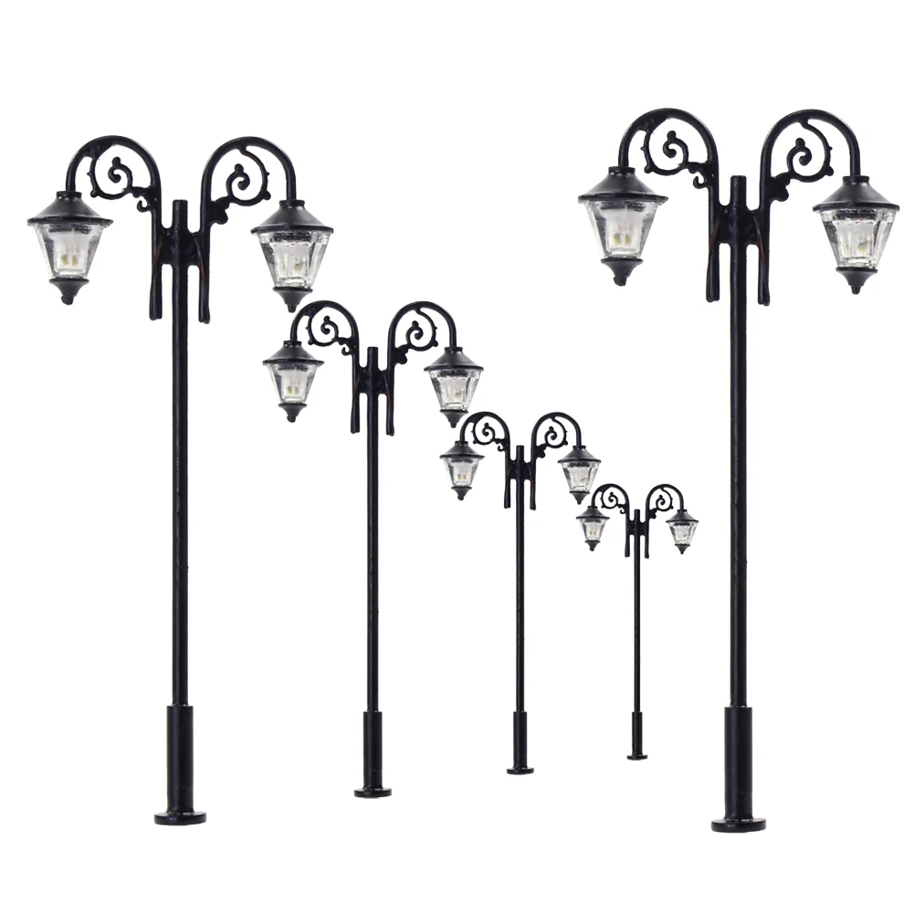 HO Vintage Street Lamp Set with LED Lighting 6 HO Vintage Street Lamp Set with LED Lighting - Image 6