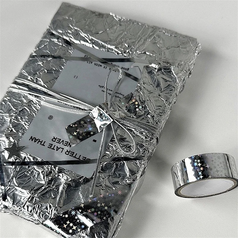 Colorful Holographic Laser Masking Washi Tape 5 Colorful Holographic Laser Masking Washi Tape - Image 5