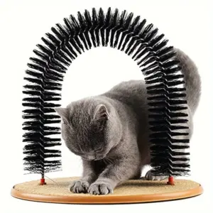 Cat Toy Arch with Grooming and Scratching Features 7 S7976eea4f720402b8c3c00cc16392ce0u
