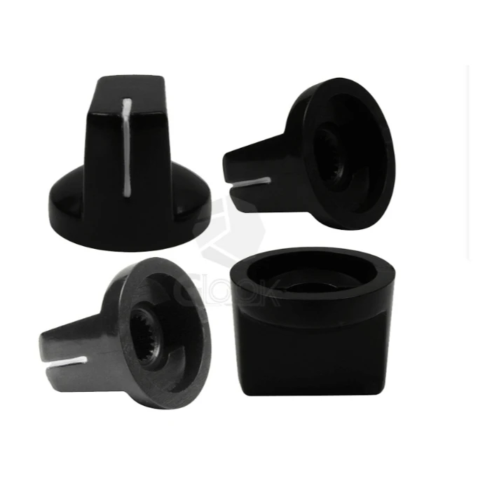 Flat Head Guitar Knobs Set for 6mm Potentiometers 8 Flat Head Guitar Knobs Set for 6mm Potentiometers - Image 8
