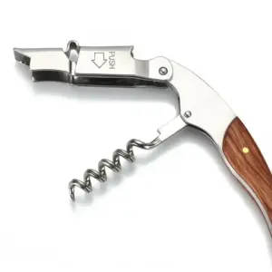 Elegant Stainless Steel and Pear Wood Wine Opener 10 S79c2817b38fb4b5896f6aa833caa56661