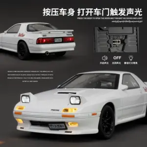 Vibrant Yellow Mazda RX7-FC 1:24 Diecast Model 9 S79e5229c84d94754a10390b792ace4b6k