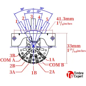 Chrome Guitar Pickup Switch for Telecaster & Stratocaster 13 S7a01052c7dd346dbadd56fd0a89a9047U