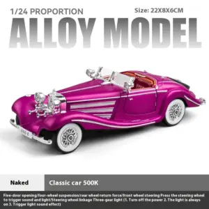 Silver Diecast Classic Car Model 1:24 Scale 18 S7a0b4c20143842dd810b66da555332410