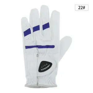 Men's White and Blue Breathable Golf Glove 5 S7a0f6ccf8439468e8a7ebebe28410d4cD
