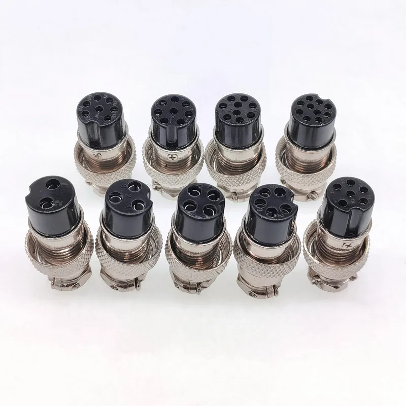GX16 Female Plug Connector 2-10 Pins 3 GX16 Female Plug Connector 2-10 Pins - Image 3