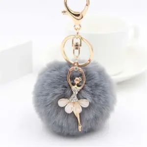 Rhinestone Ballerina Keychain for Women 18 S7a3b34ba6aab4406a48e8225d0afd3e8s