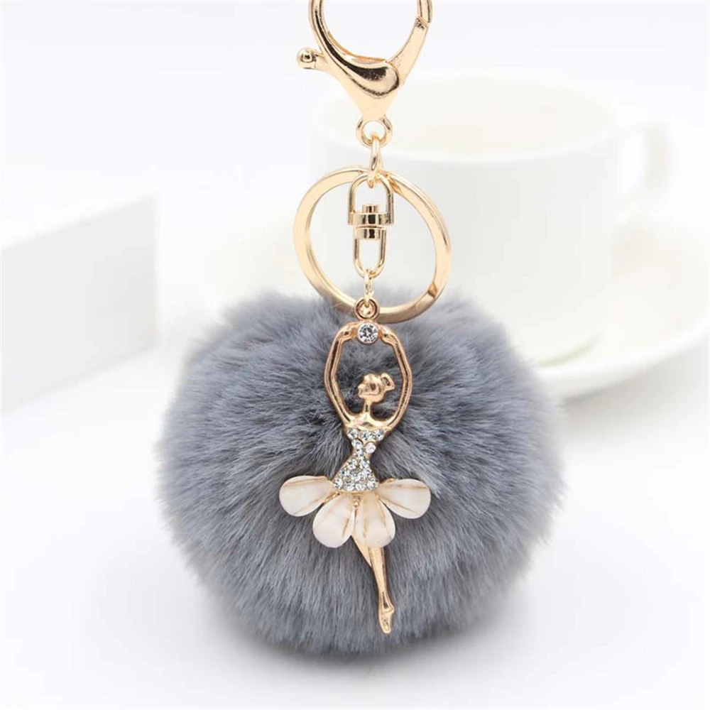 Rhinestone Ballerina Keychain for Women 9 Rhinestone Ballerina Keychain for Women - Image 9