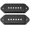 Black P90 Pickup Covers for Vintage Guitars