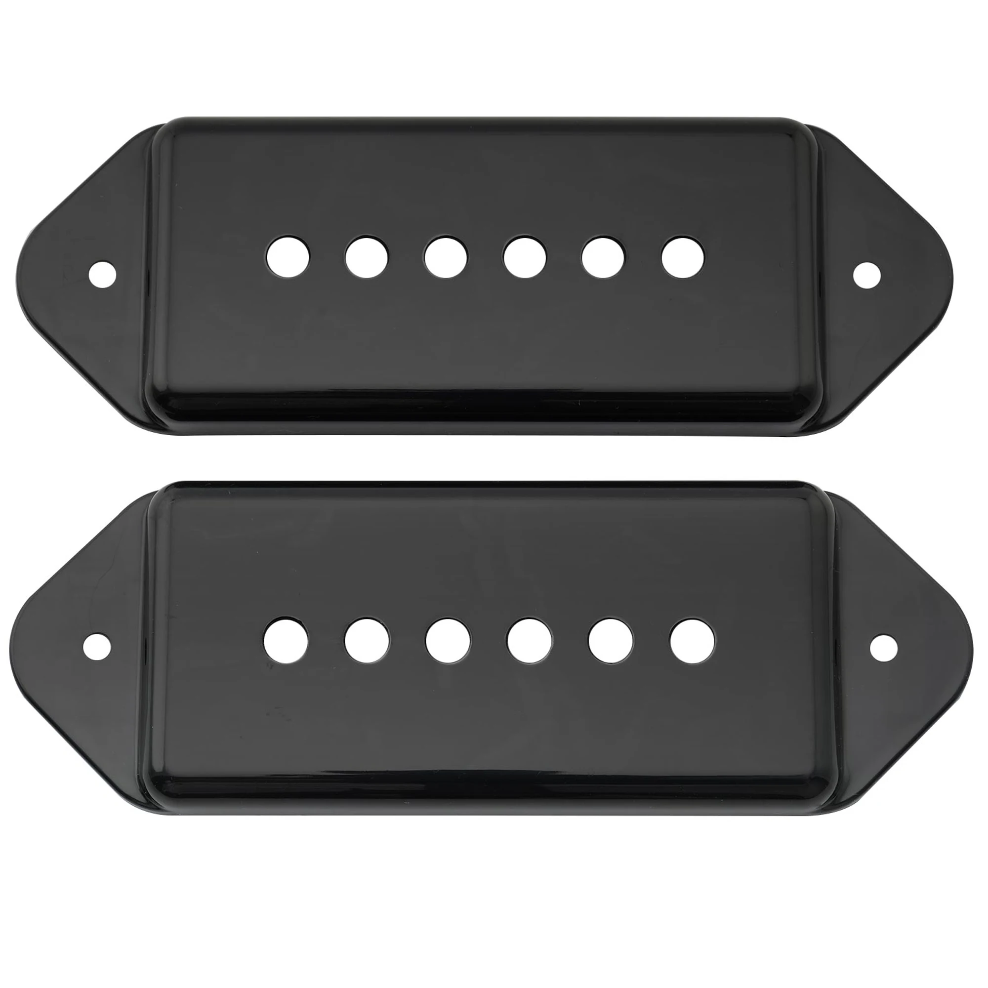 Black P90 Pickup Covers for Vintage Guitars 1 Black P90 Pickup Covers for Vintage Guitars