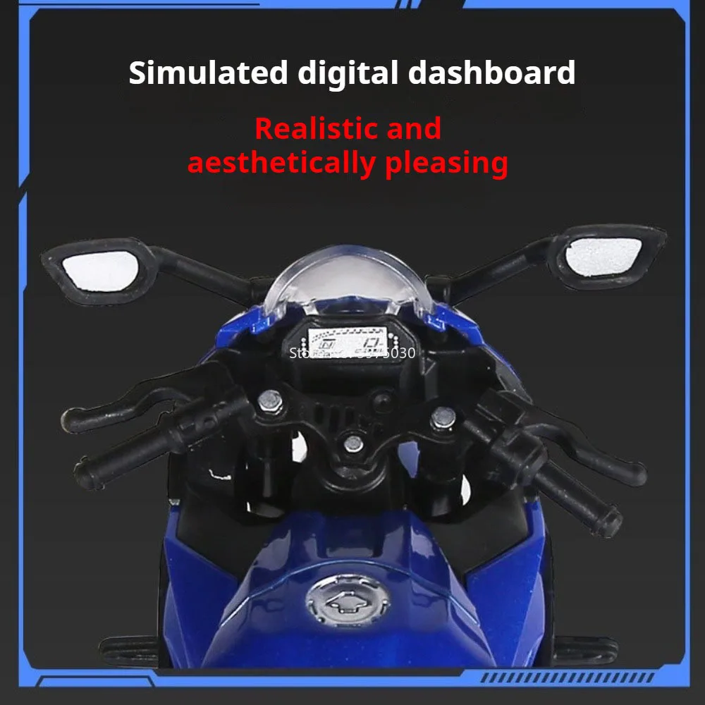 1:12 Scale Blue R3 Motorcycle Model 4 1:12 Scale Blue R3 Motorcycle Model - Image 4