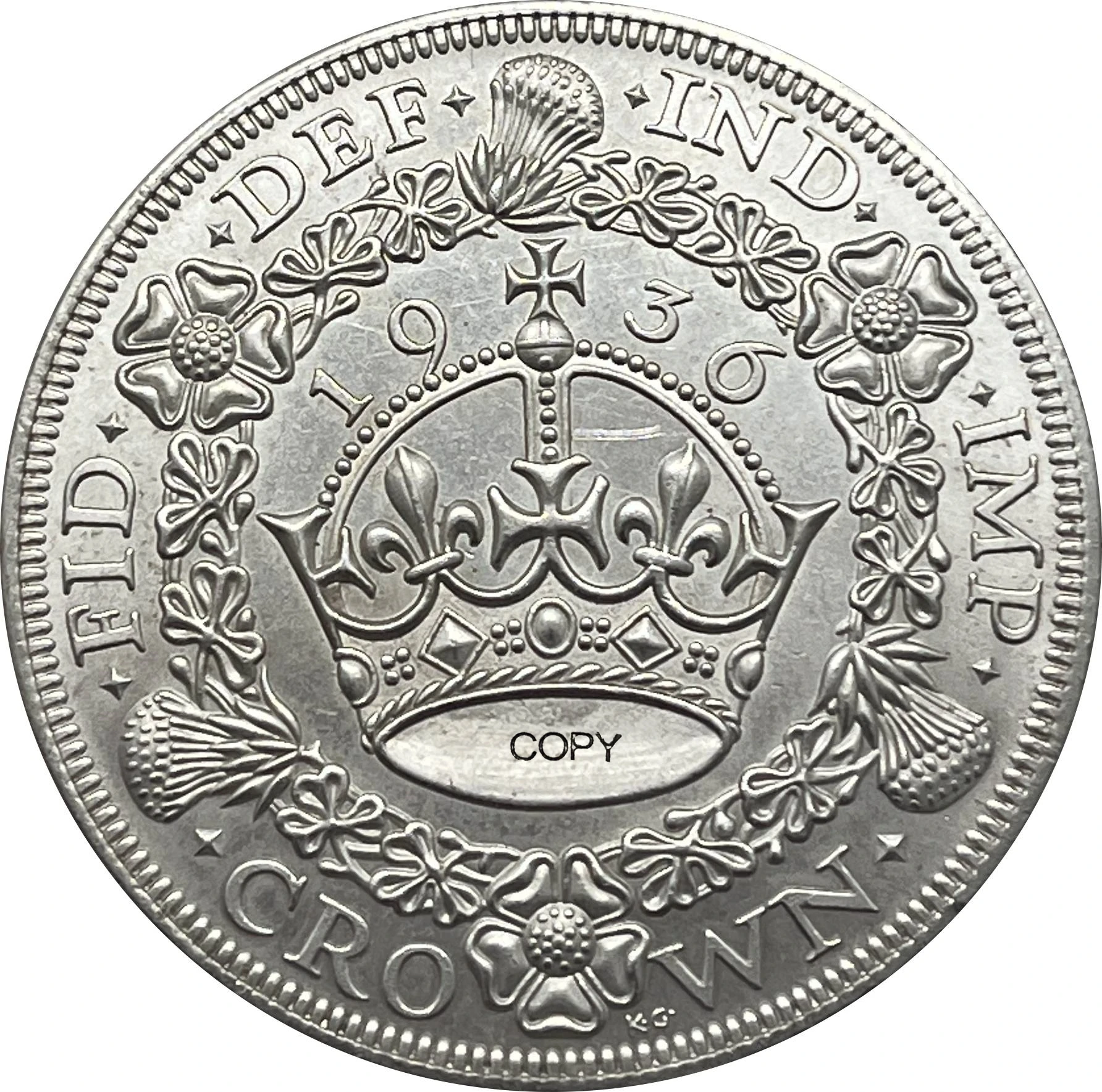 1936 British Crown Replica with King George V 2 1936 British Crown Replica with King George V - Image 2