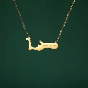 Cayman Islands Map Stainless Steel Pendant Necklace 12 S7ac14d8669074ea6879a2b6c5019bca6W
