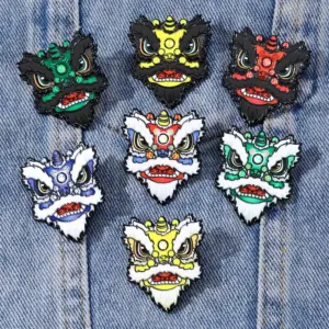 Lion Rising Brooch with Five Tiger General Design 12 S7acb5efb54464bb8bde77a5e7b4a4cccT