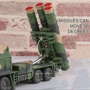 1:40 Scale HONGQI-9 Missile Vehicle Model 10 S7aee48bb4dcf407ab332460e59fc01122