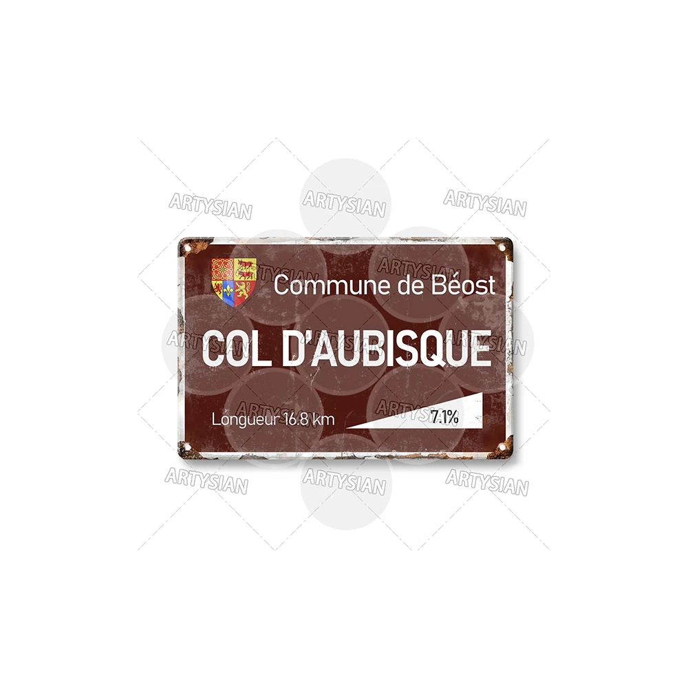 Vintage Aluminum Cycling Race Sign 20x30cm 9 Vintage Aluminum Cycling Race Sign 20x30cm - Image 9