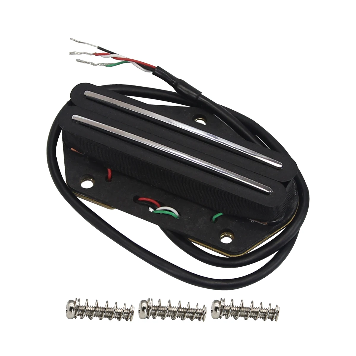 Black Alnico 5 Dual Rails Pickup for TL Guitars 2 Black Alnico 5 Dual Rails Pickup for TL Guitars - Image 2