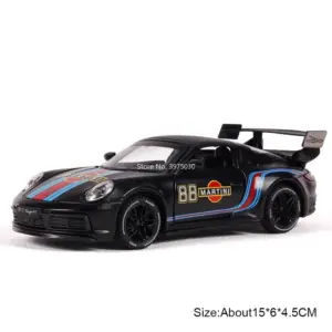 1:32 Porsche Martini Diecast Model Racing Car 15 S7b0a675b53794a5a969f89e03ee550198
