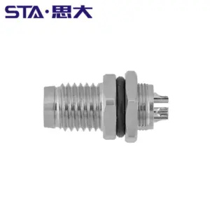 M8 Circular Connector with Gold Pins 6 S7b0e095311be48619f8a670f4d4993a3h