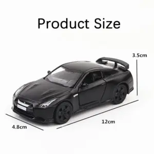 Black 1:36 GTR Alloy Diecast Model Car 8 S7b1211ea009e41df8c7ac64500f6f294u