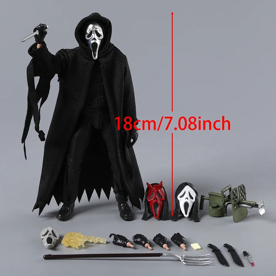 Ghostface Action Figure 18cm Collectible 2 Ghostface Action Figure 18cm Collectible - Image 2