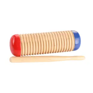 Wooden Kids' Guiro Rhythm Toy with Mallets 11 S7b1dea83a62e4351b0841e12bb78310fI