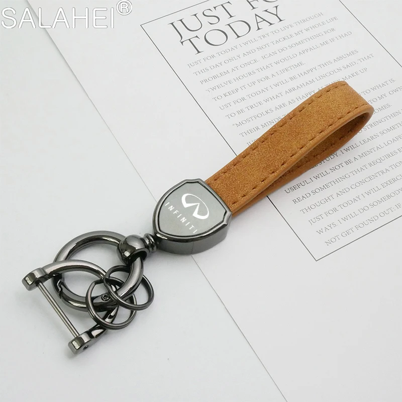 Infiniti 3D Metallic Leather Keychain in Multiple Colors 4 Infiniti 3D Metallic Leather Keychain in Multiple Colors - Image 4