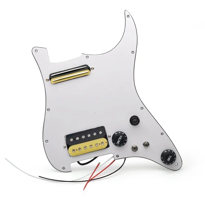 Prewired HH Guitar Pickguard with Humbuckers 10 Prewired HH Guitar Pickguard with Humbuckers - Image 10