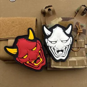 Japanese Hannya Mask Night Glow PVC Patch 15 S7b3b6b99e6ec427a91ad3fbb86cd468dO