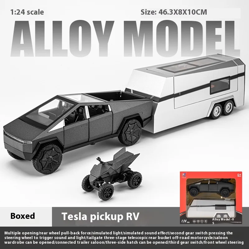 Futuristic 1:24 Off Road Truck Diecast Model 10 Futuristic 1:24 Off Road Truck Diecast Model - Image 10