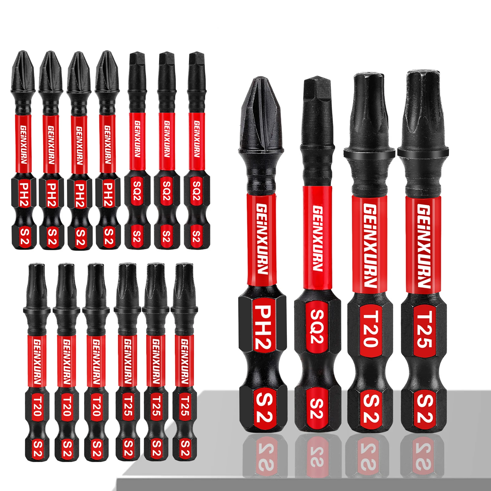 Professional Impact Screwdriver Bit Set 17/20/26 Pieces 1 Professional Impact Screwdriver Bit Set 17/20/26 Pieces