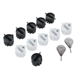 FCS Surfboard Fin Plugs Set 6Pcs Stainless Steel 9 S7b725a03c5854e81a9dfe68874c1d986j